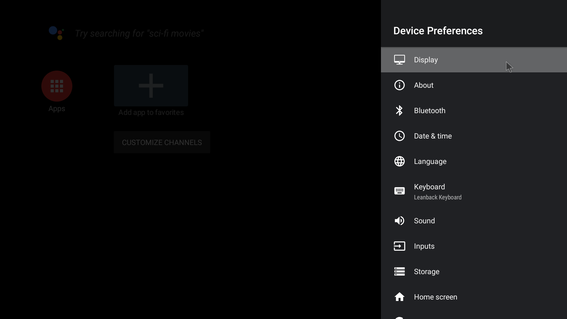 File:TV version of android9 devicepreferences.png